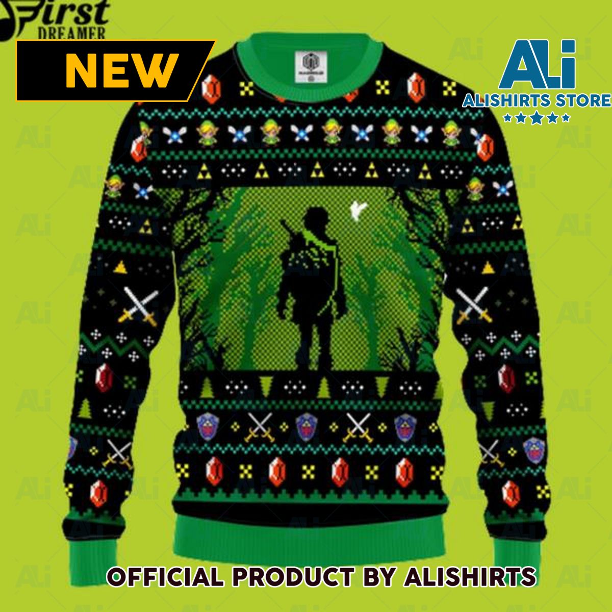 Legend Of Zelda Ugly Christmas Sweater Gift For Xmas