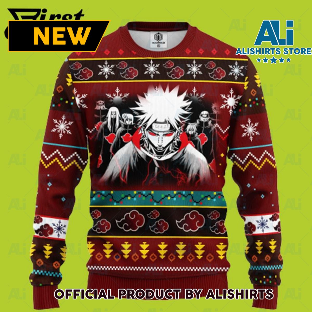 Akatsuki Ugly Christmas Sweater Gift Idea Thanksgiving Gift