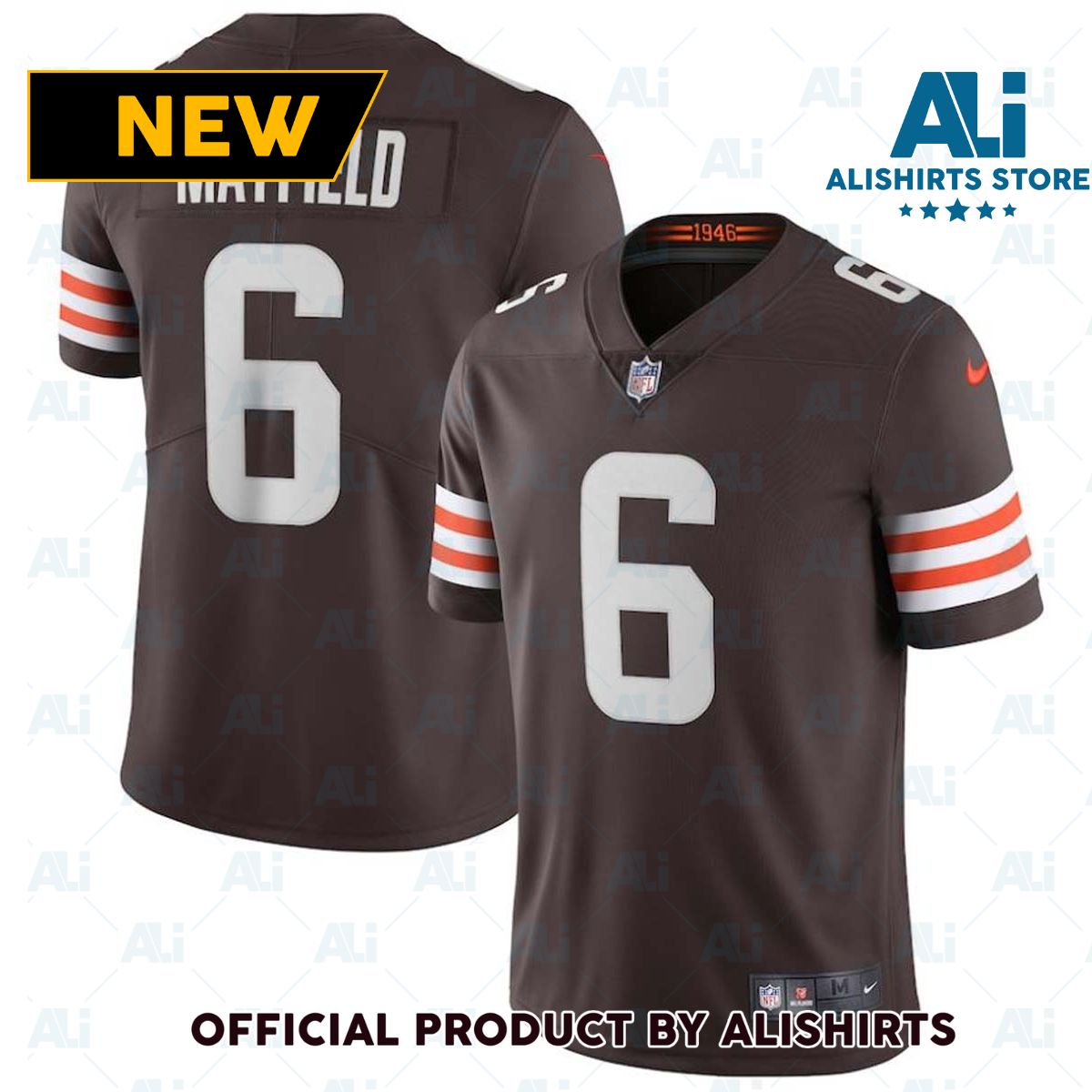 Nike Cleveland Browns Baker Mayfield  6 Limited NFL Football Jersey