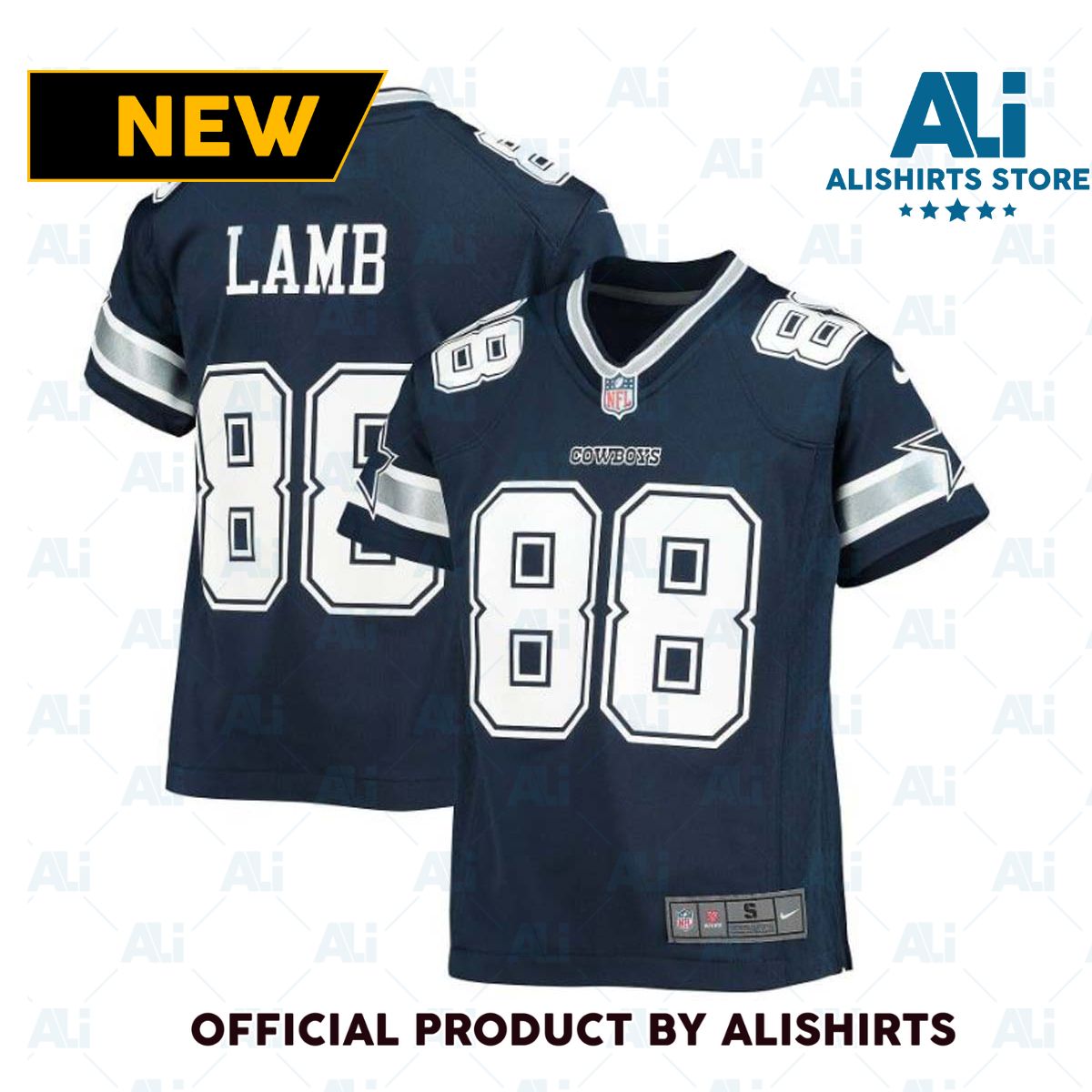 Nike Dallas Cowboys CeeDee Lamb  88 Replica NFL Football Jersey