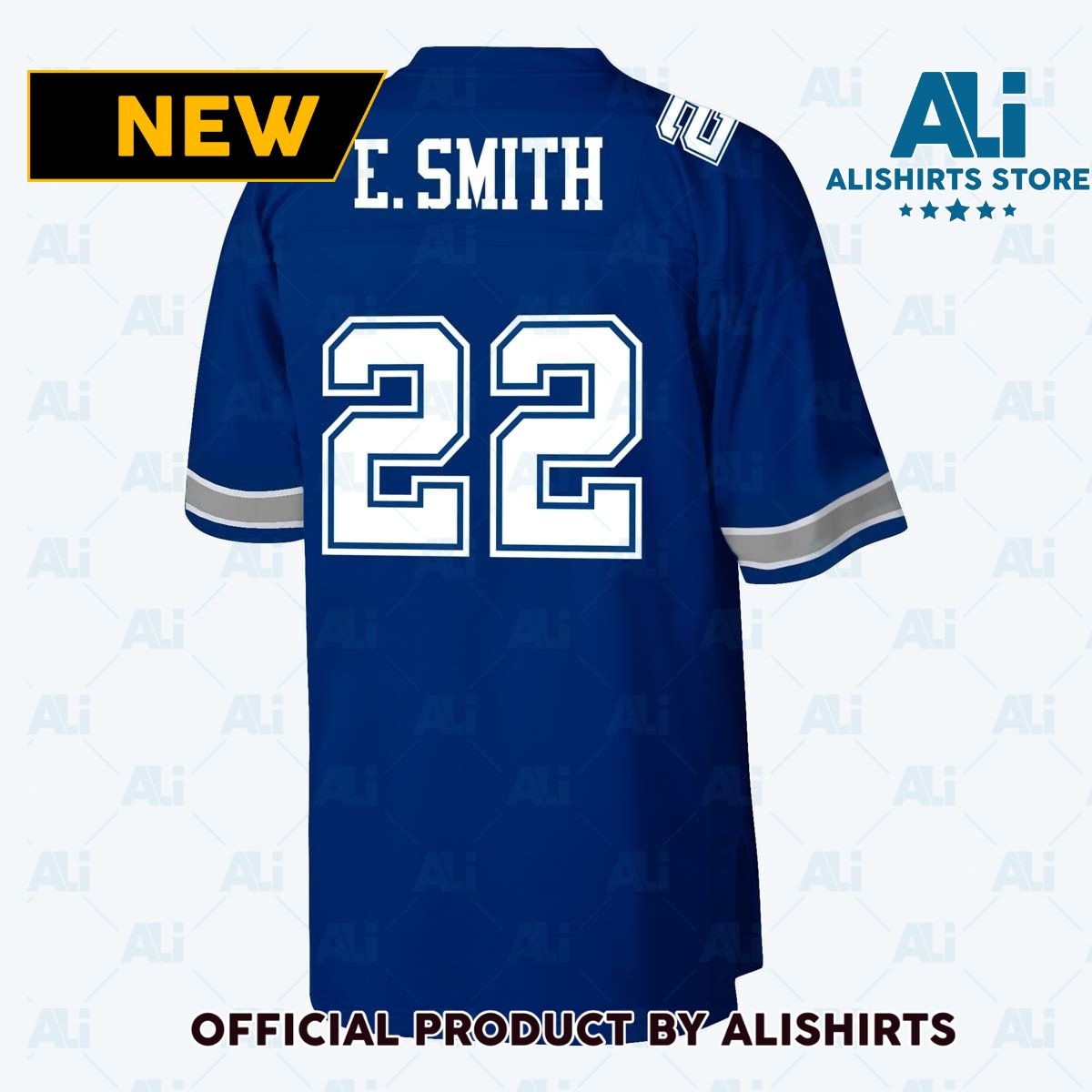 Mitchell and Ness Dallas Cowboys Emmitt Smith  22 Authentic NFL Football Jersey