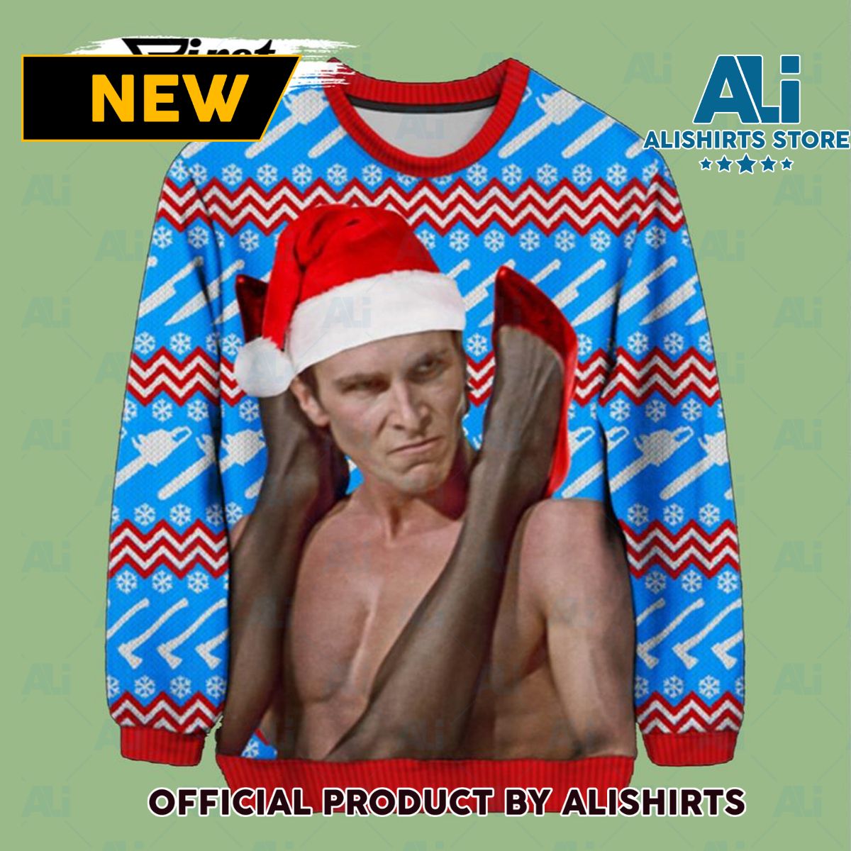 Funny American Psycho Christmas Sweater Gift For Christmas