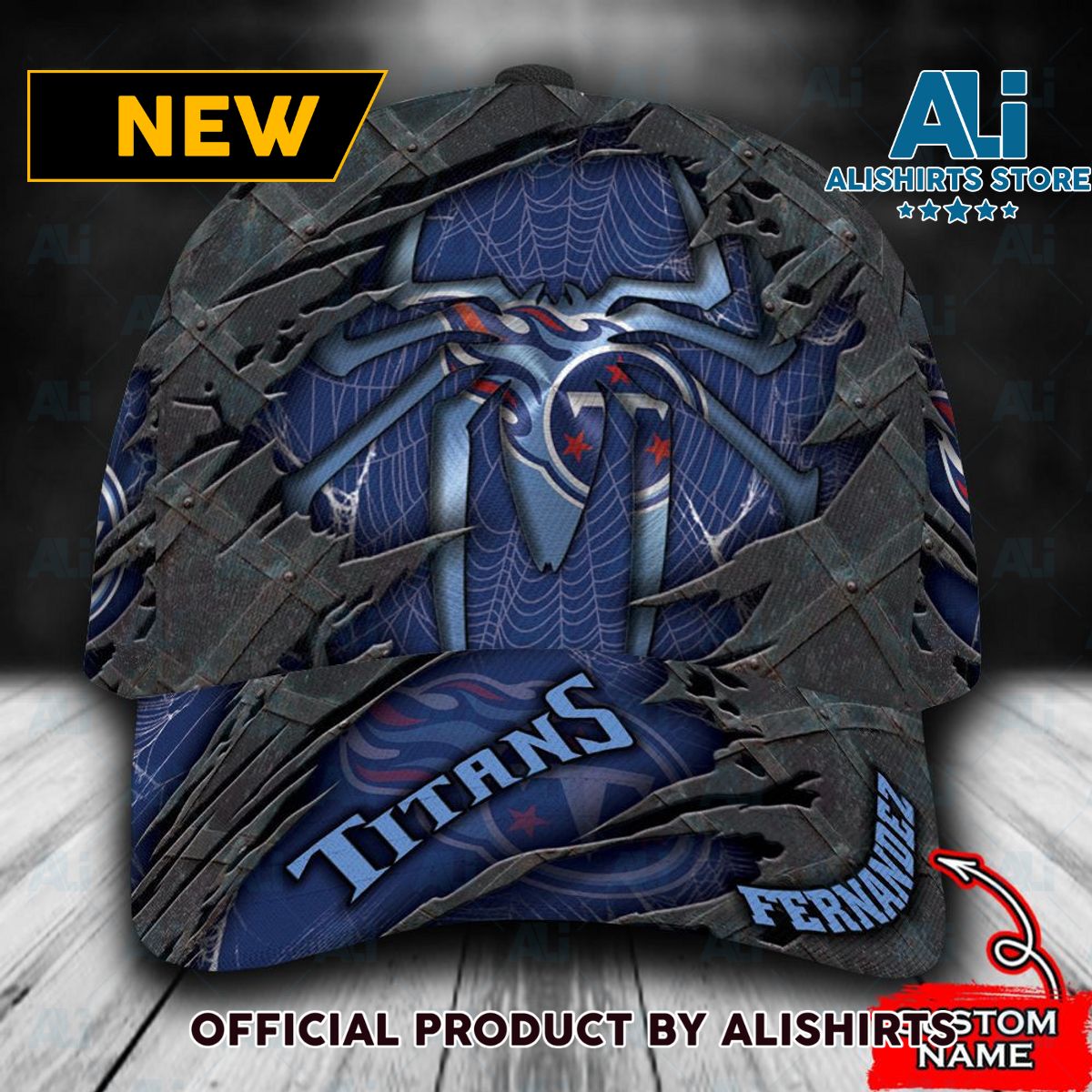 Personalized Tennessee Titans Spider Man Classic Cap