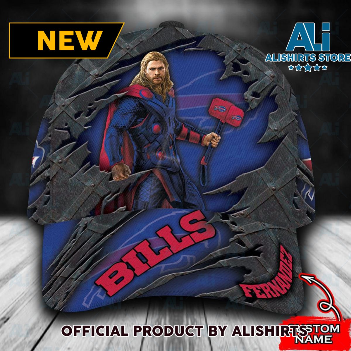 Personalized Buffalo Bills Thor Classic Cap