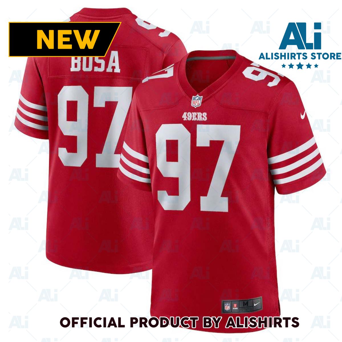 Nike San Francisco 49ers Nick Bosa  97 Alternate Game NFL Football Jersey