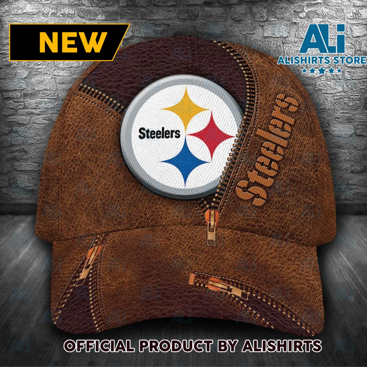 Personalized Pittsburgh Steelers Zip Classic Cap