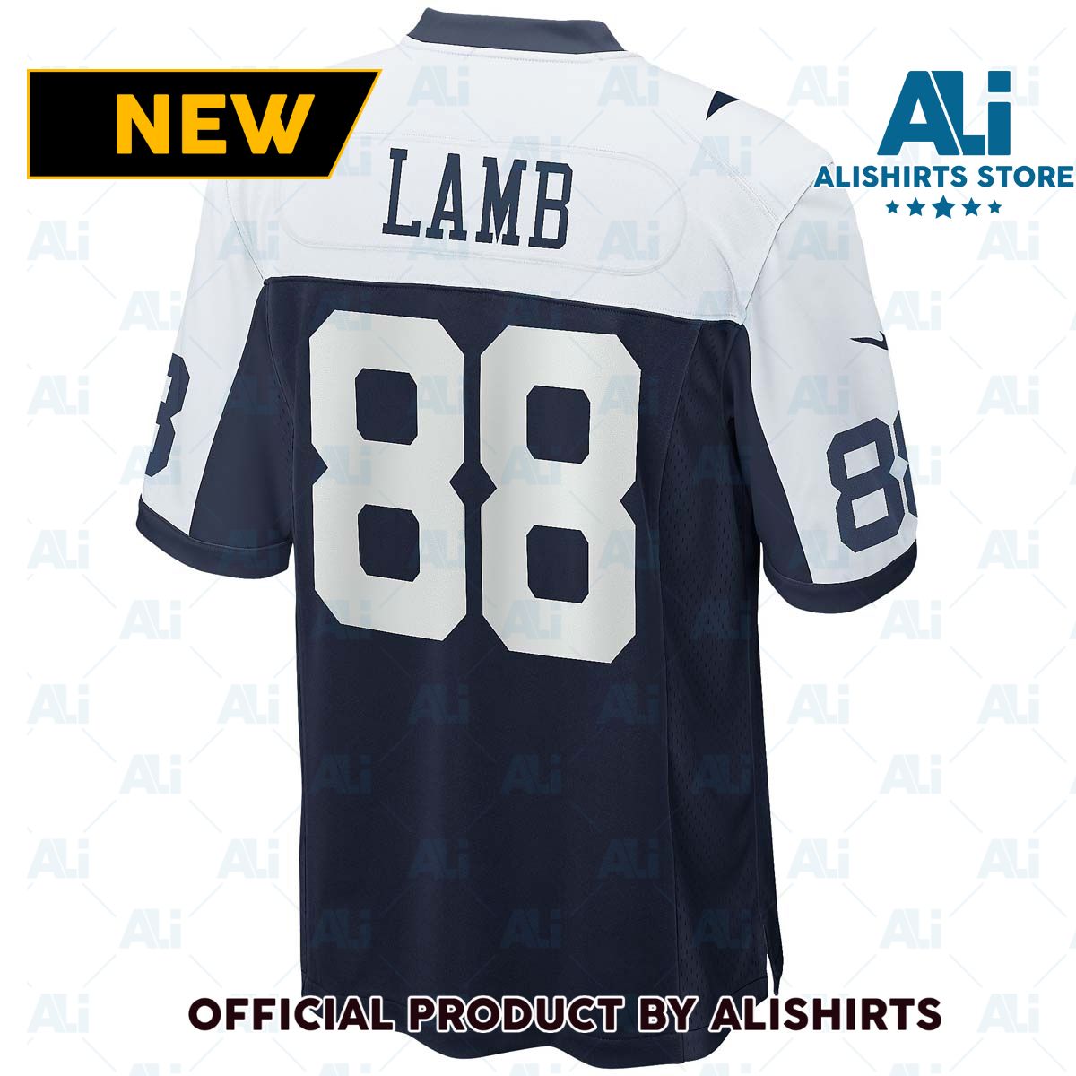 Nike Dallas Cowboys CeeDee Lamb  88 Game Replica Throwback NFL Football Jersey