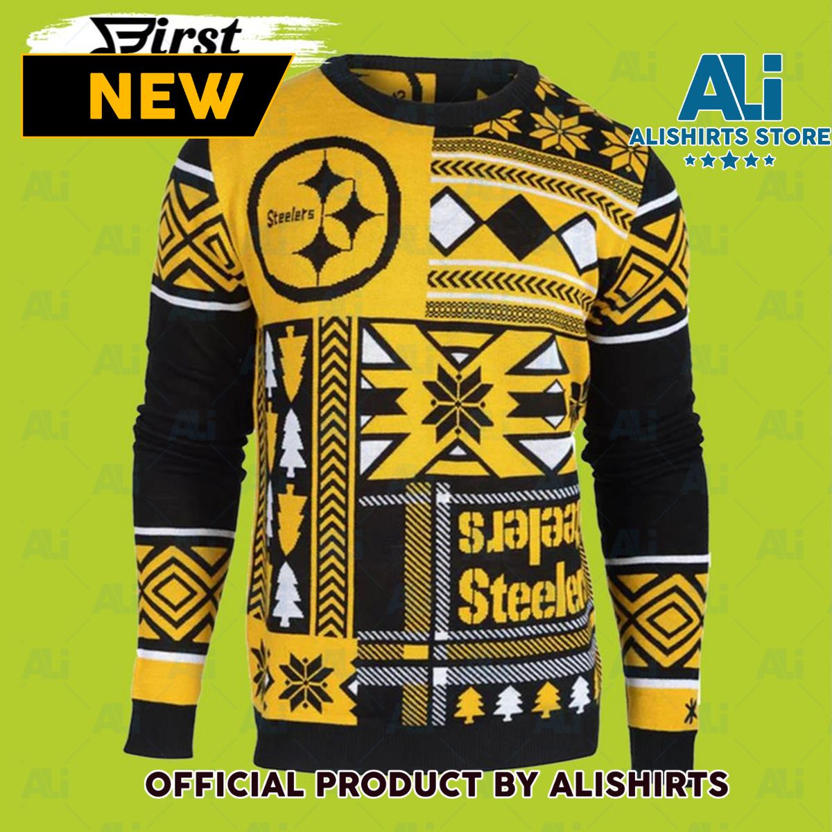 Pittsburgh Steelers Ugly Christmas Sweaters