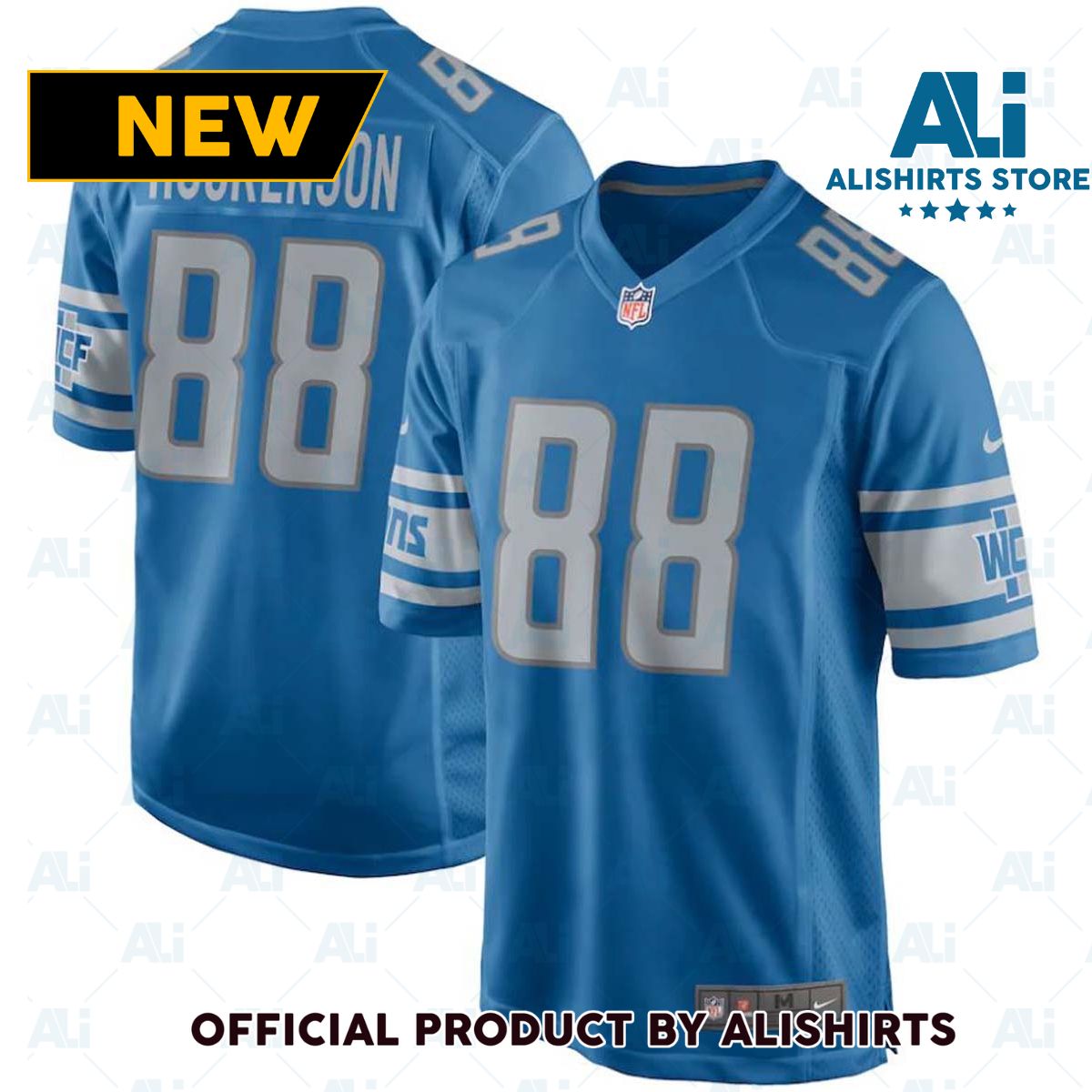 Nike Detroit Lions T.J. Hockenson  88 Game NFL Football Jersey