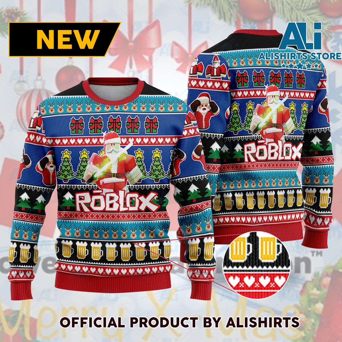 Roblox Game Christmas Ugly Sweater