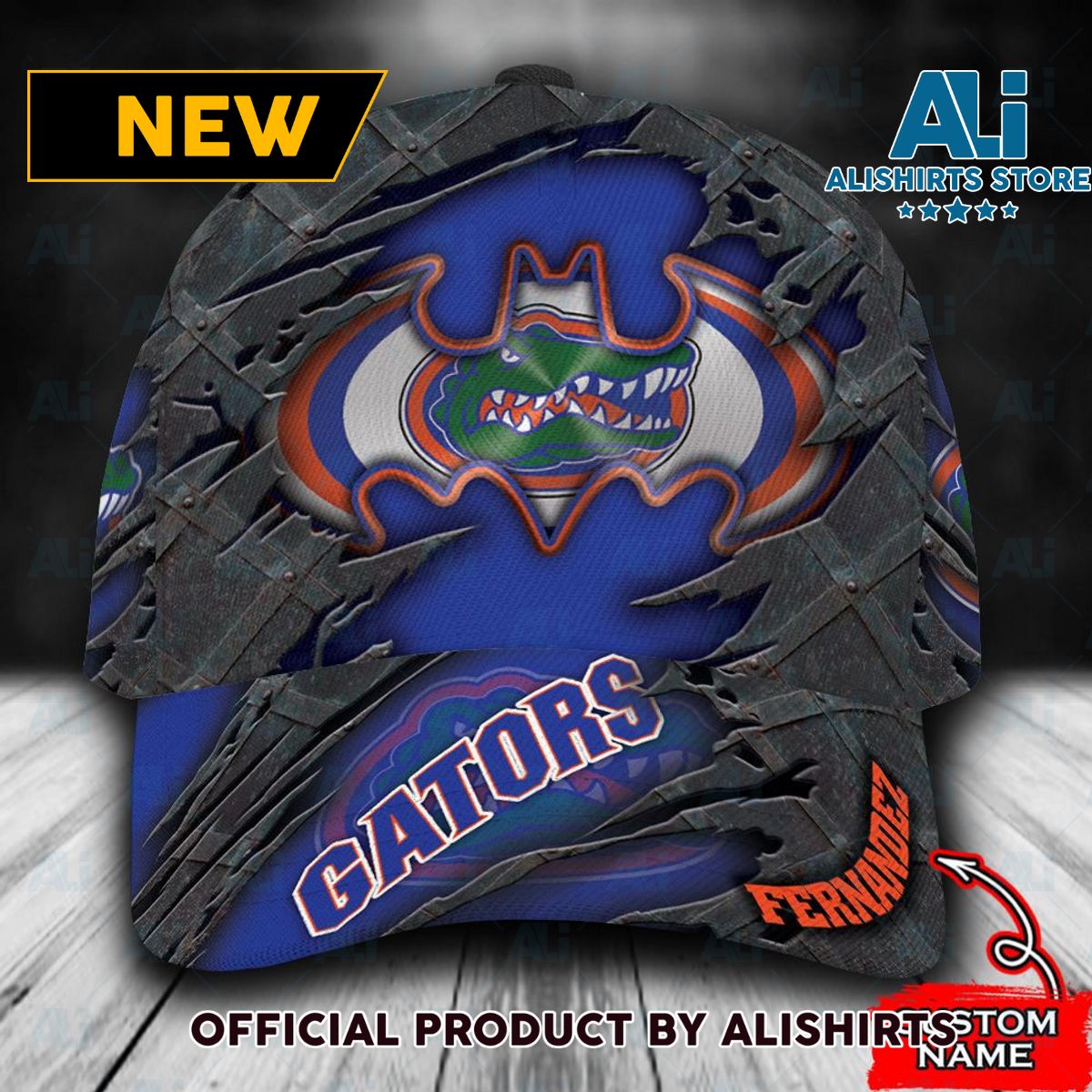 Personalized Florida Gators Batman Logo Classic Cap