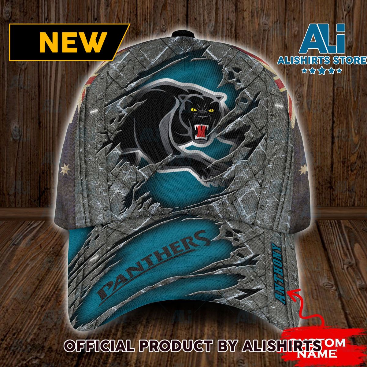 Personalized Penrith Panther NRL Classic Cap