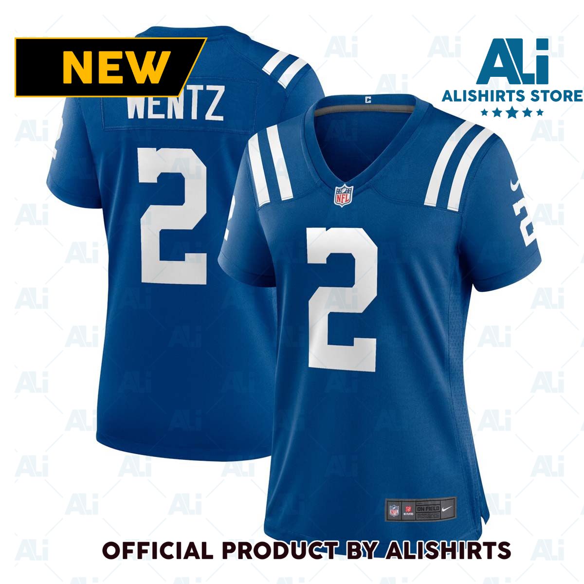 Nike Women's Indianapolis Colts Carson Wentz  2 Game NFL Football Jersey