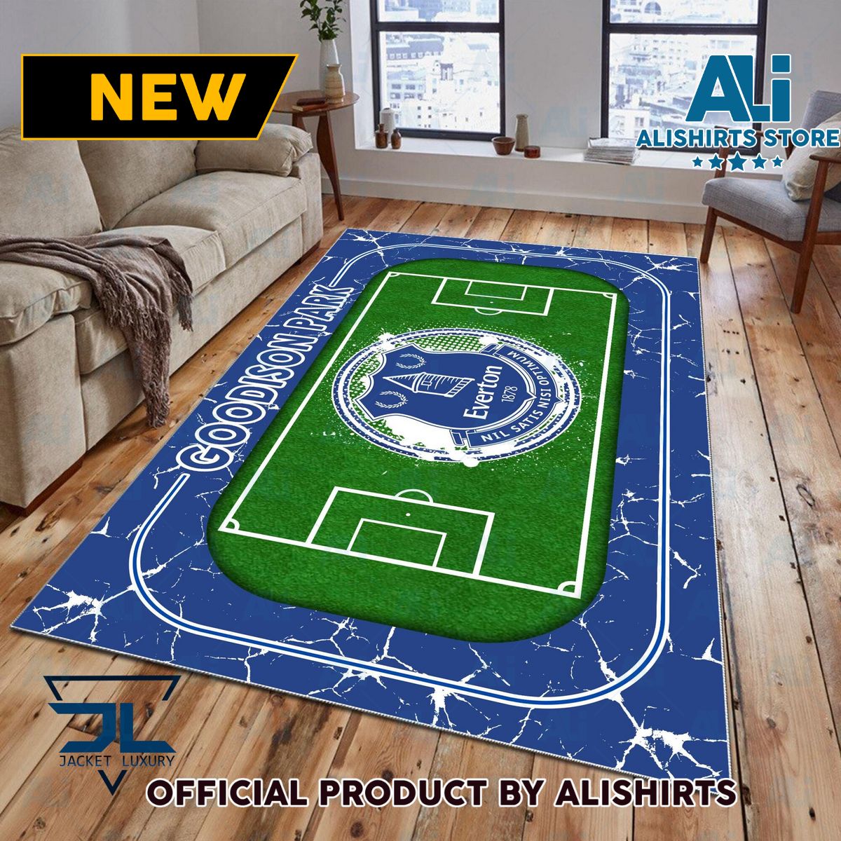 Everton FC EPL Team Rug Carpet