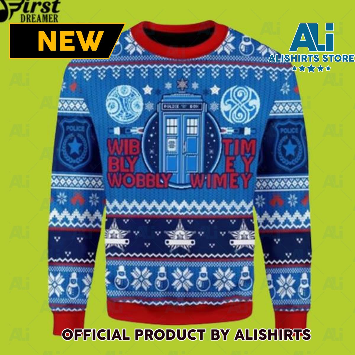 Funny Doctor Whos Ugly Christmas Ugly Sweater