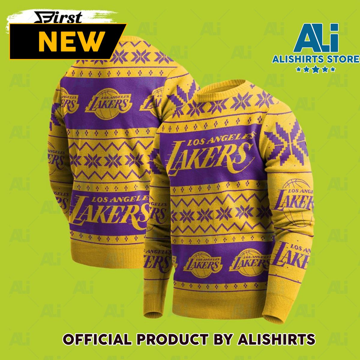 Los Angeles Lakers Ugly Christmas Sweater