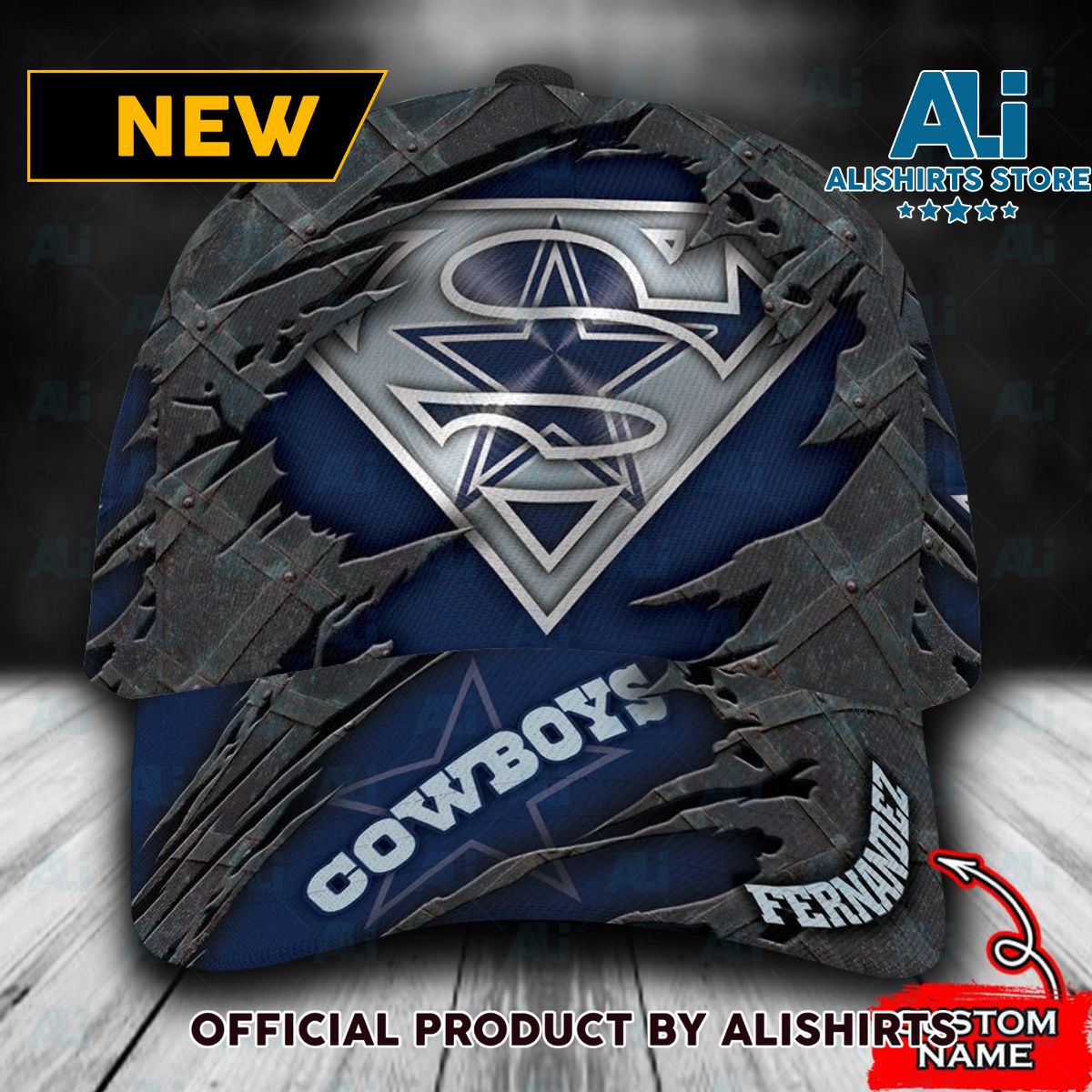 Personalized Dallas Cowboys Superman Classic Cap