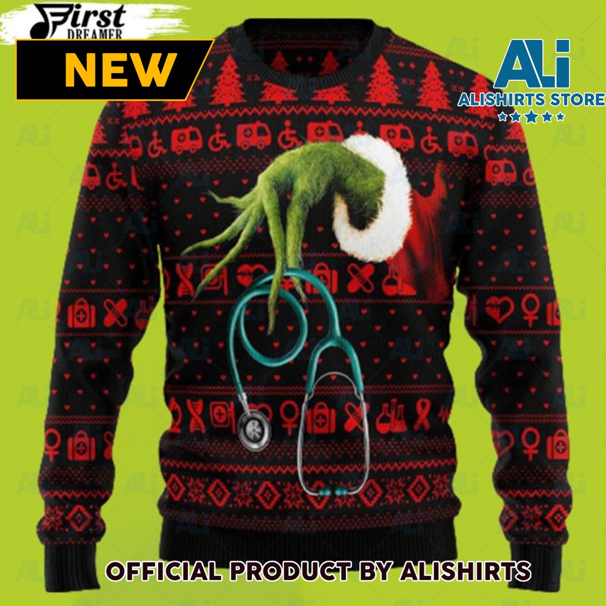 For Nurse Grinch Gif For Nurse Grinch Ugly Christmas Sweater Merry Grinchmas