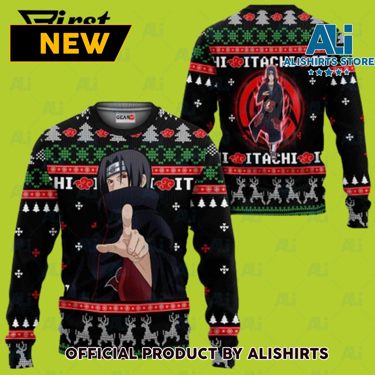 Akatsuki Itachi Ugly Christmas Sweater