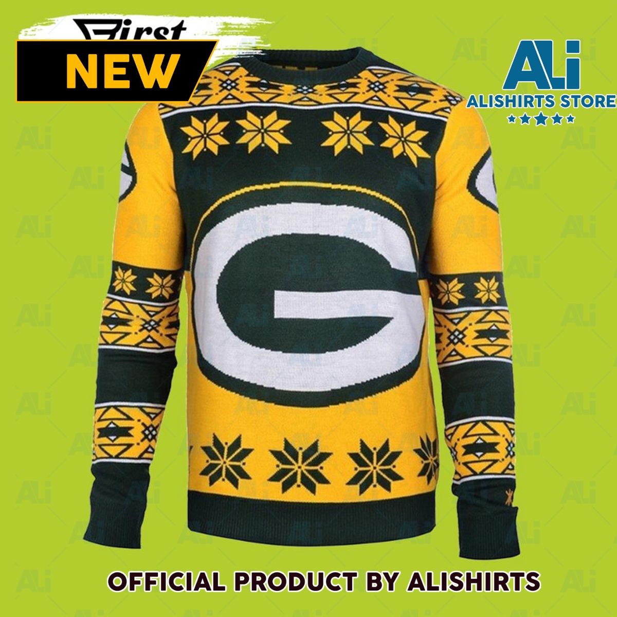 Logo Green Bay Packers Ugly Christmas Sweater