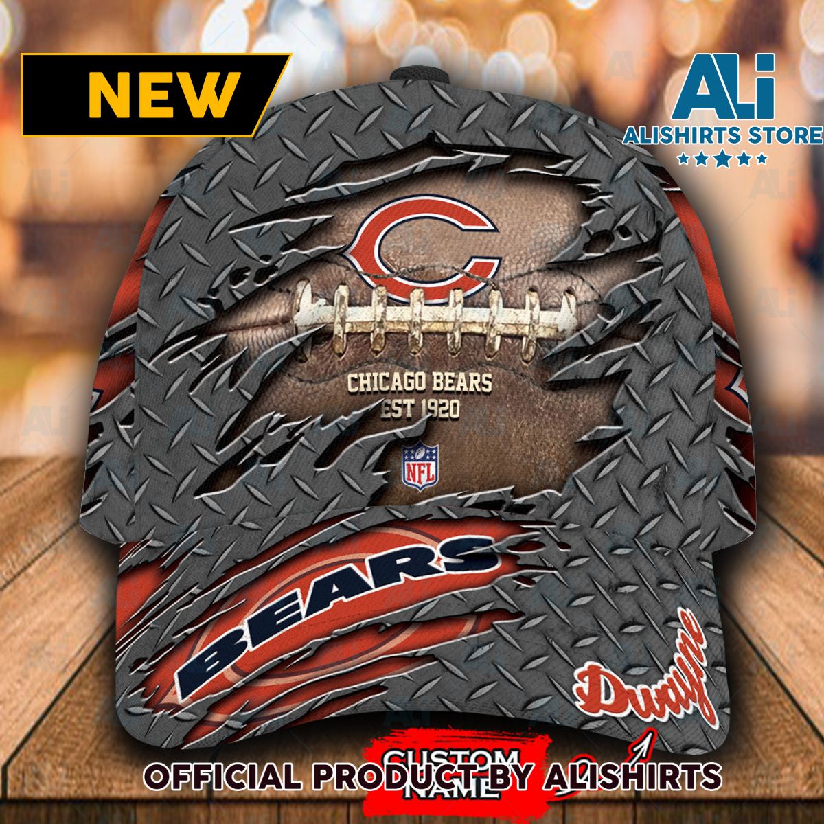 Personalized Chicago Bears Classic Cap - R761