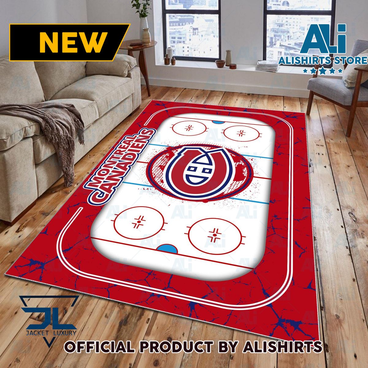 Montreal Canadiens NHL team Rug Carpet