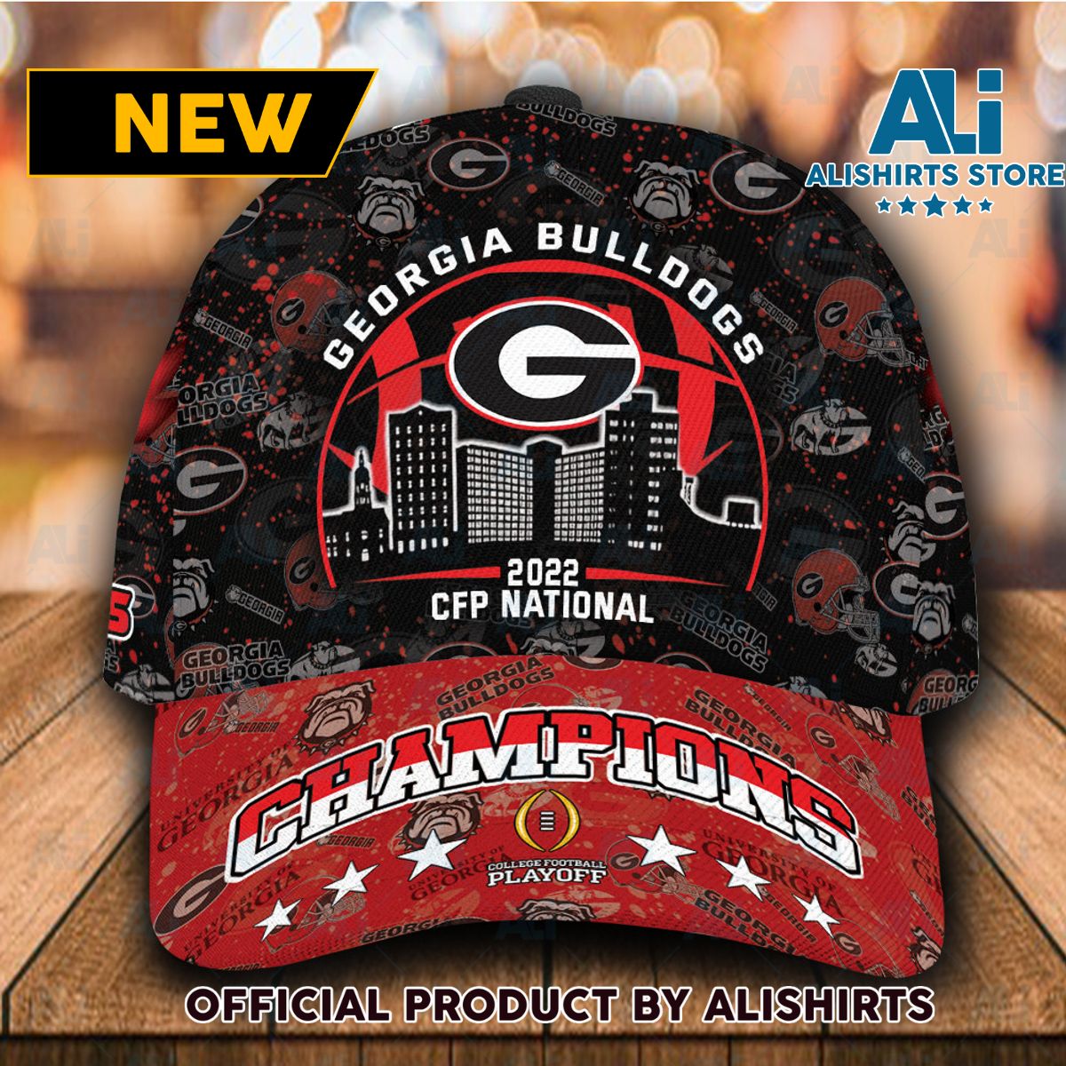 Personalized Georgia Bulldogs College Football Playoff 2021-2022 Classic Cap