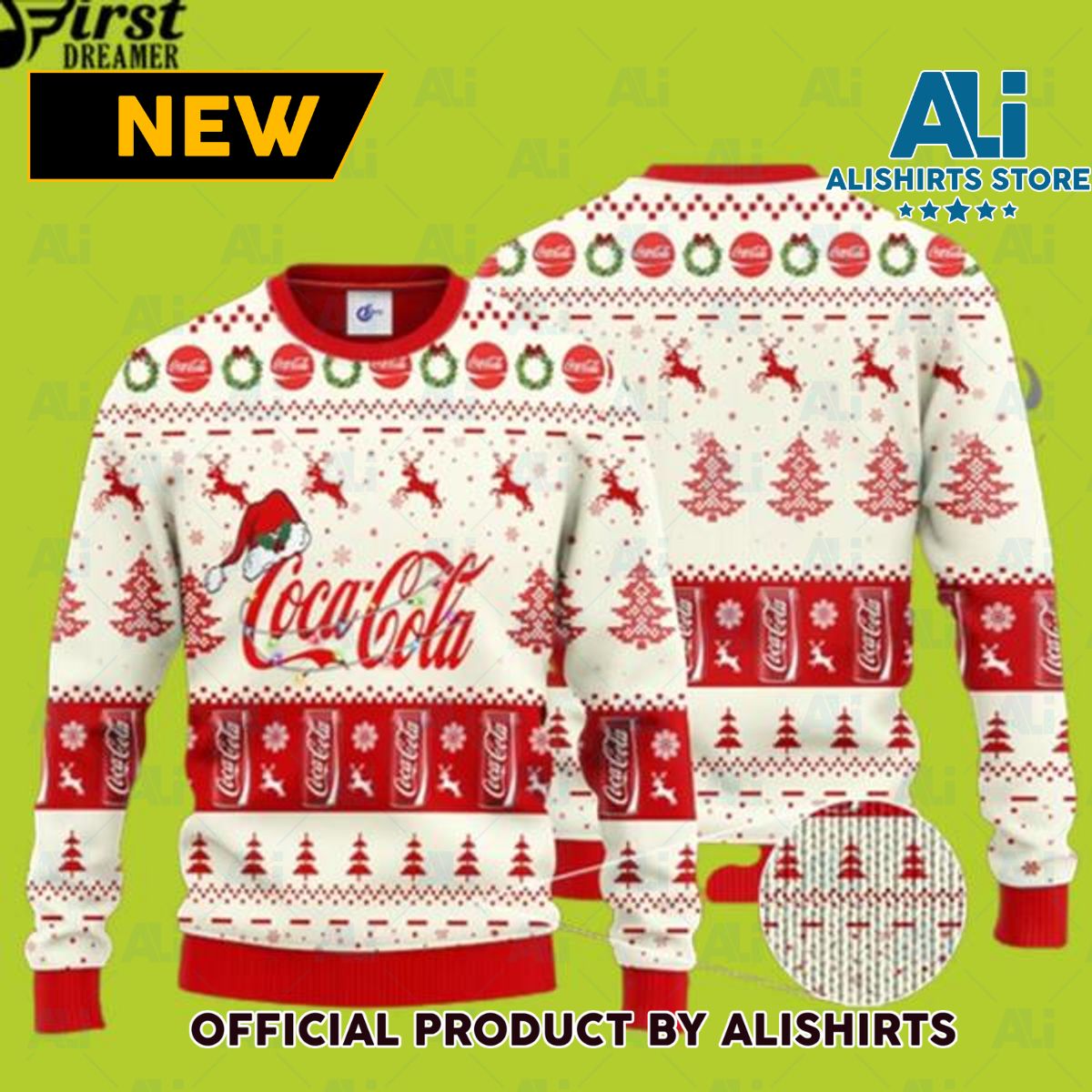 Coca-Colas Custom Ugly Christmas Ugly Sweater