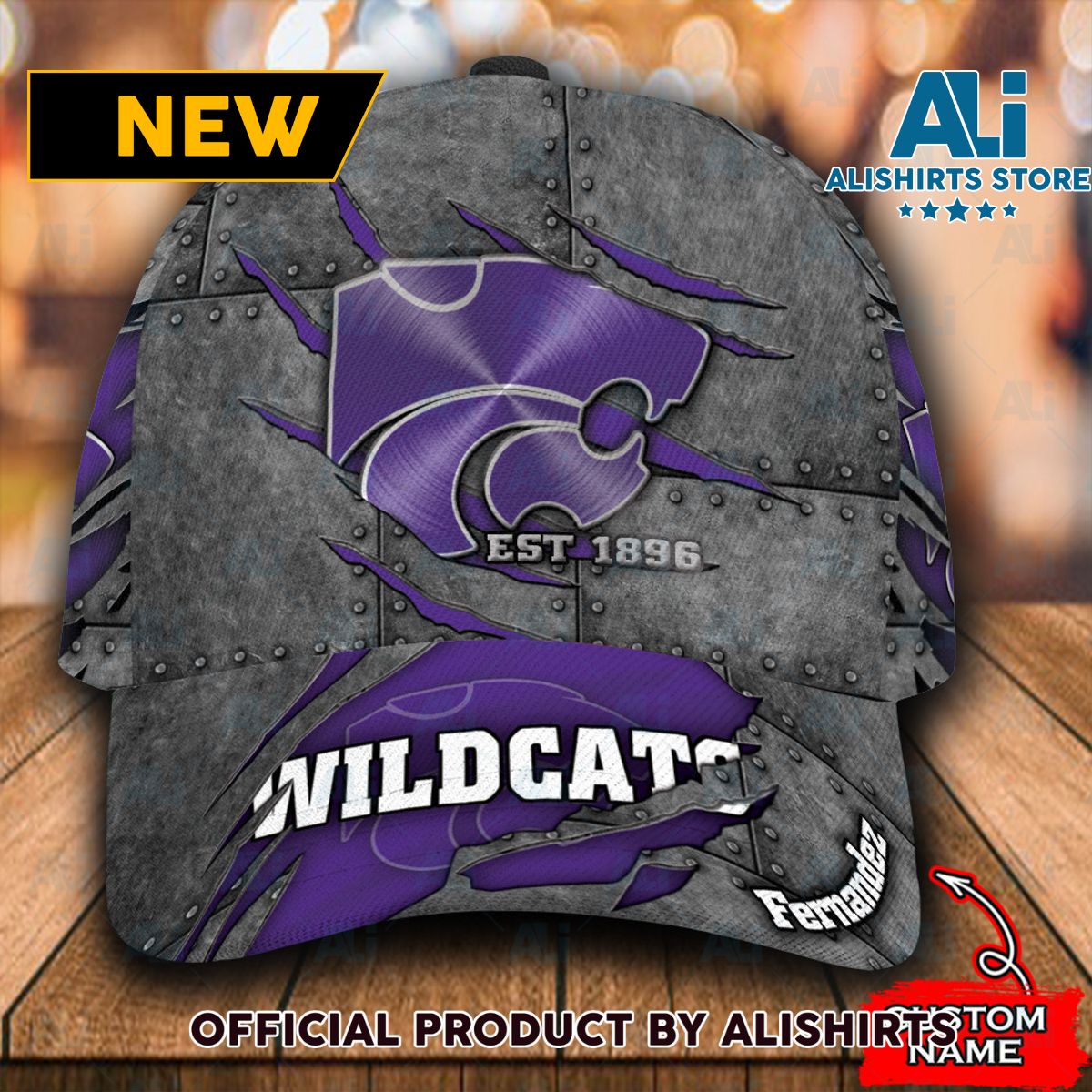 Personalized Kansas State Wildcats Classic Cap