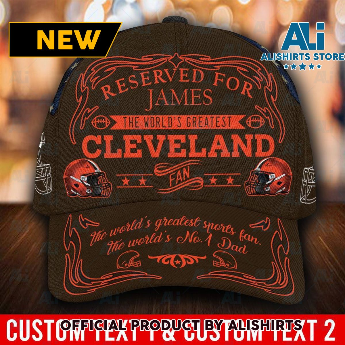 Personalized Cleveland Browns World Greatest Fan Classic Cap