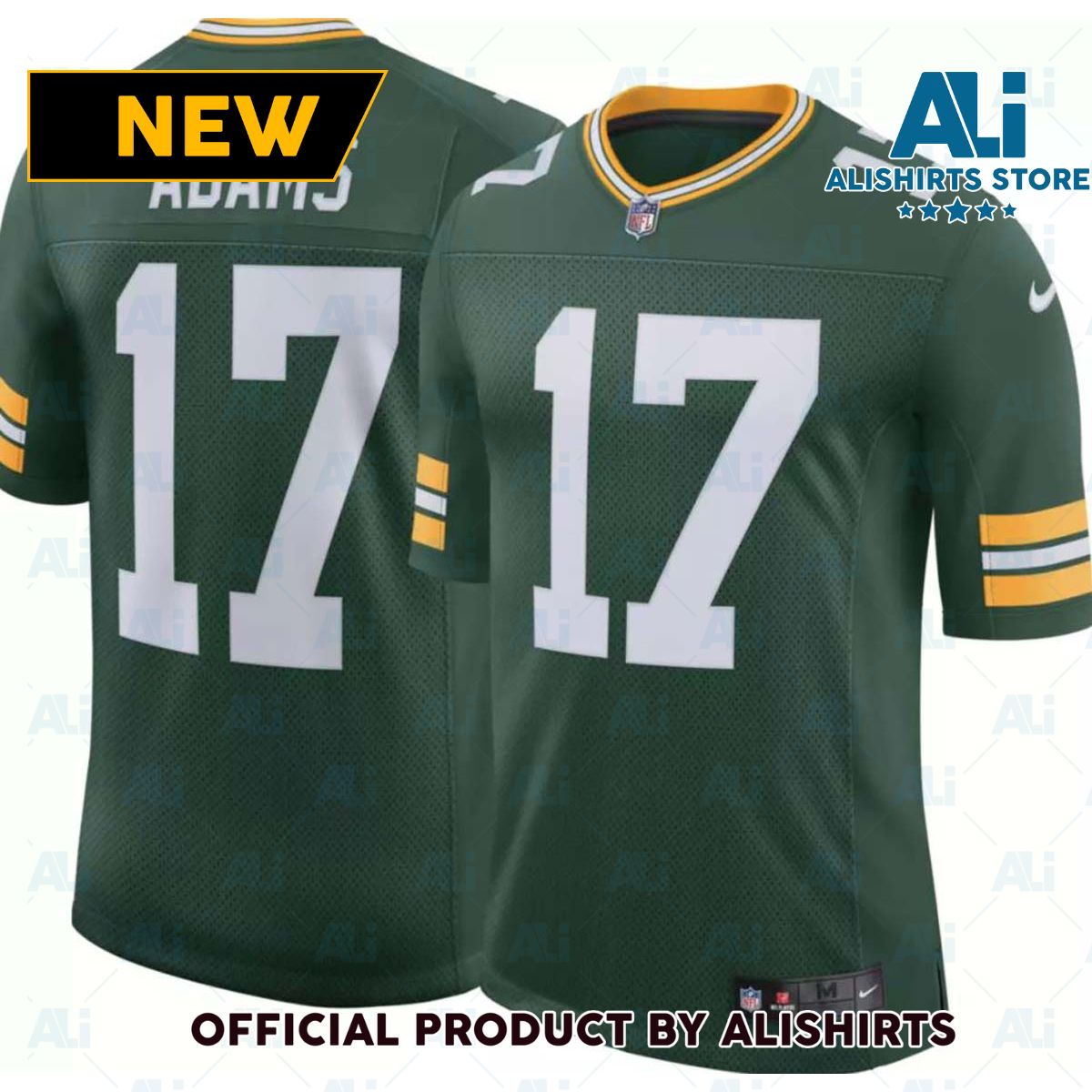Nike Green Bay Packers Davante Adams  17 Limited NFL Football Jersey