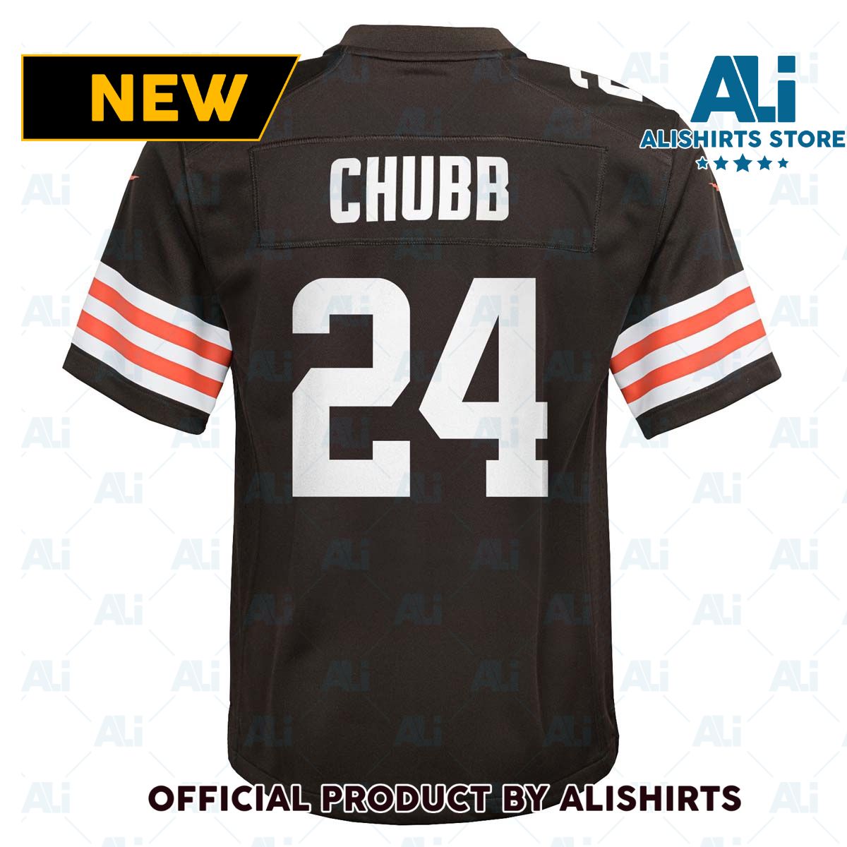 Nike Cleveland Browns Nick Chubb  24 Game NFL Football Jersey