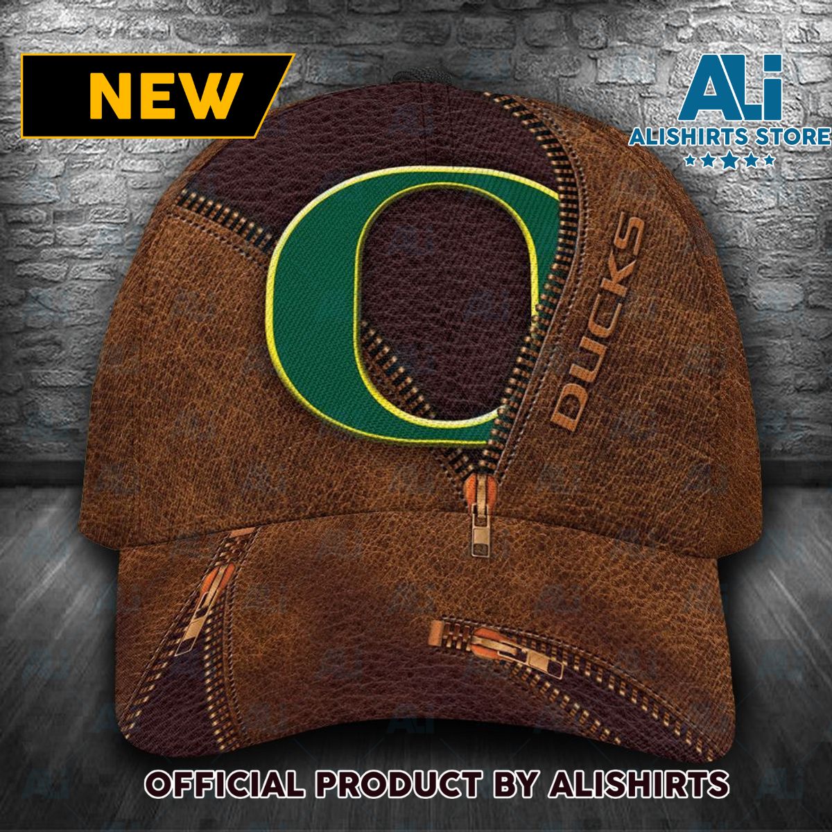 Personalized Oregon Ducks Zip Classic Cap