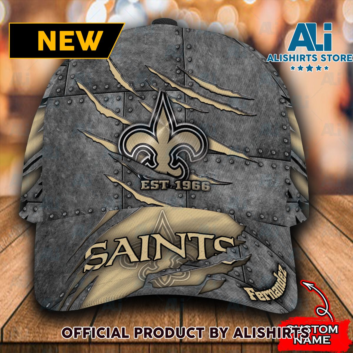 Personalized New Orleans Saints Logo Classic Cap