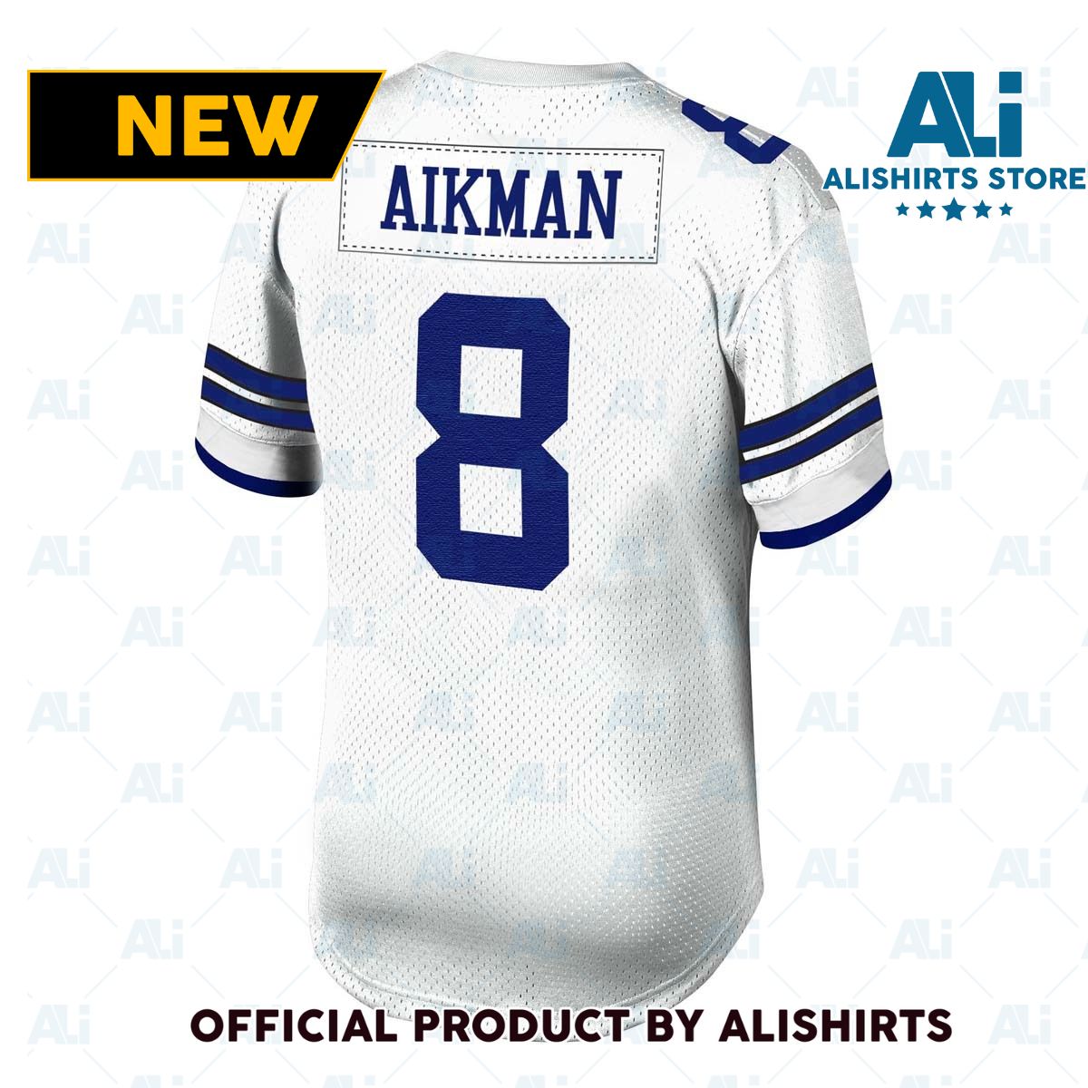 Mitchell and Ness Dallas Cowboys Troy Aikman  8 Legacy NFL Football Jersey