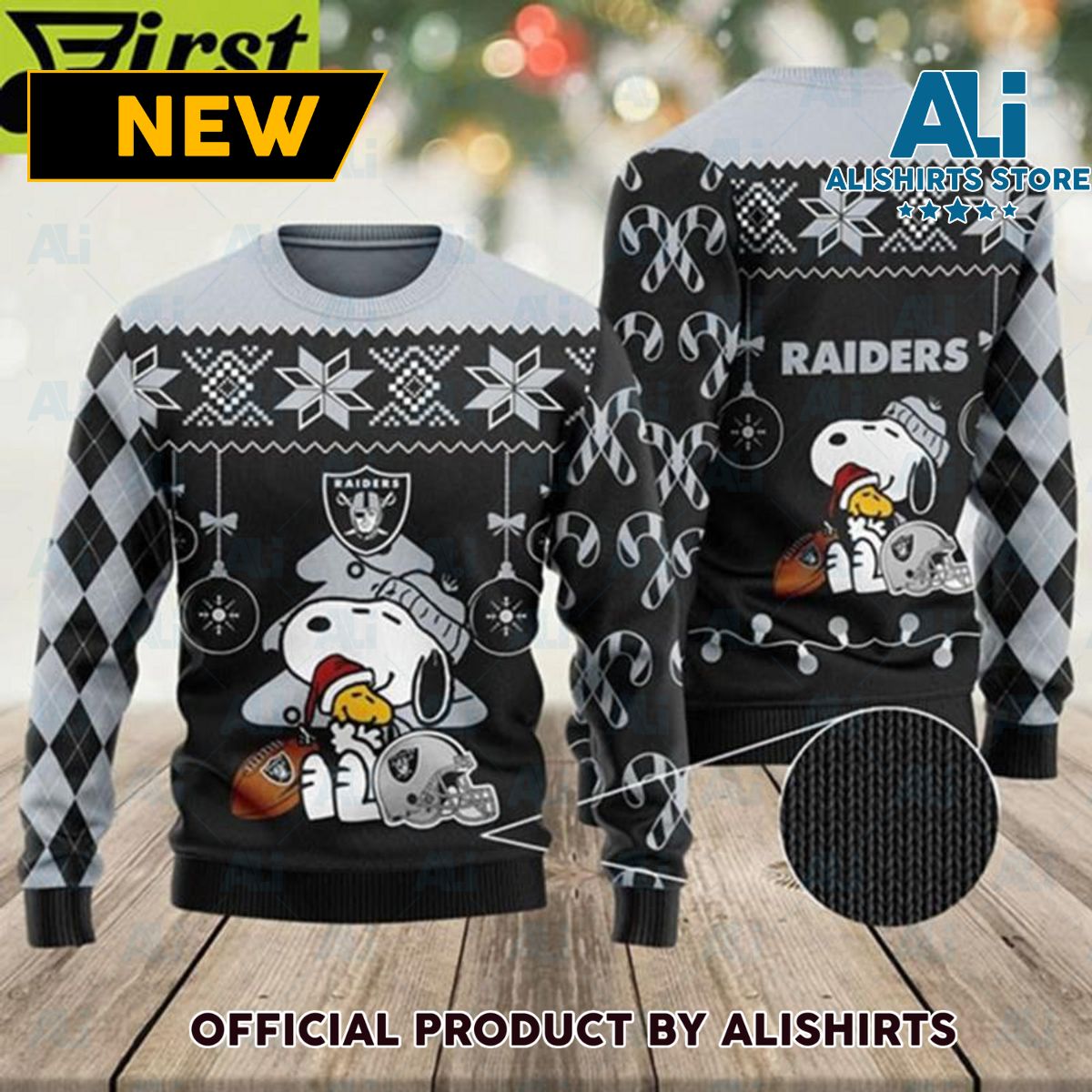 Raiders Ugly Sweater Peanuts Snoopy Ugly Christmas Sweater 3D Gift For Christmas