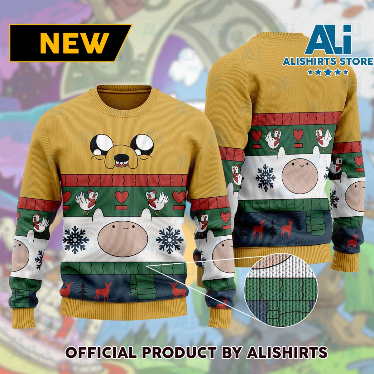 Adventure Time Finn and Jake Sweater