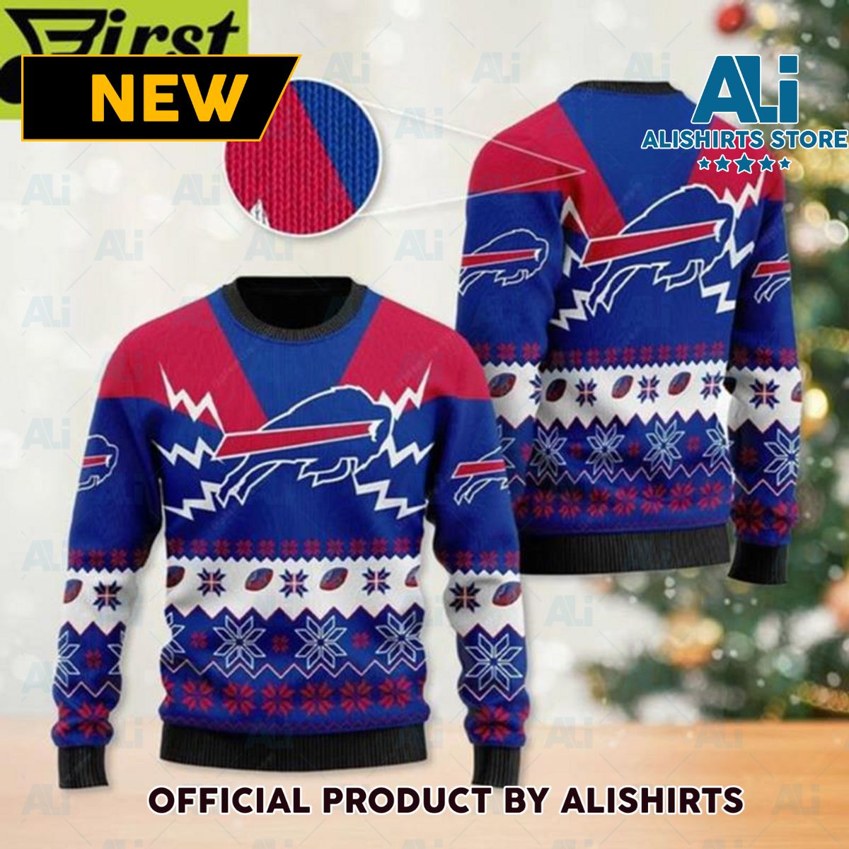 Buffalo Bills Ugly Sweater 3D Ugly Xmas Sweater Gifts For Christmas