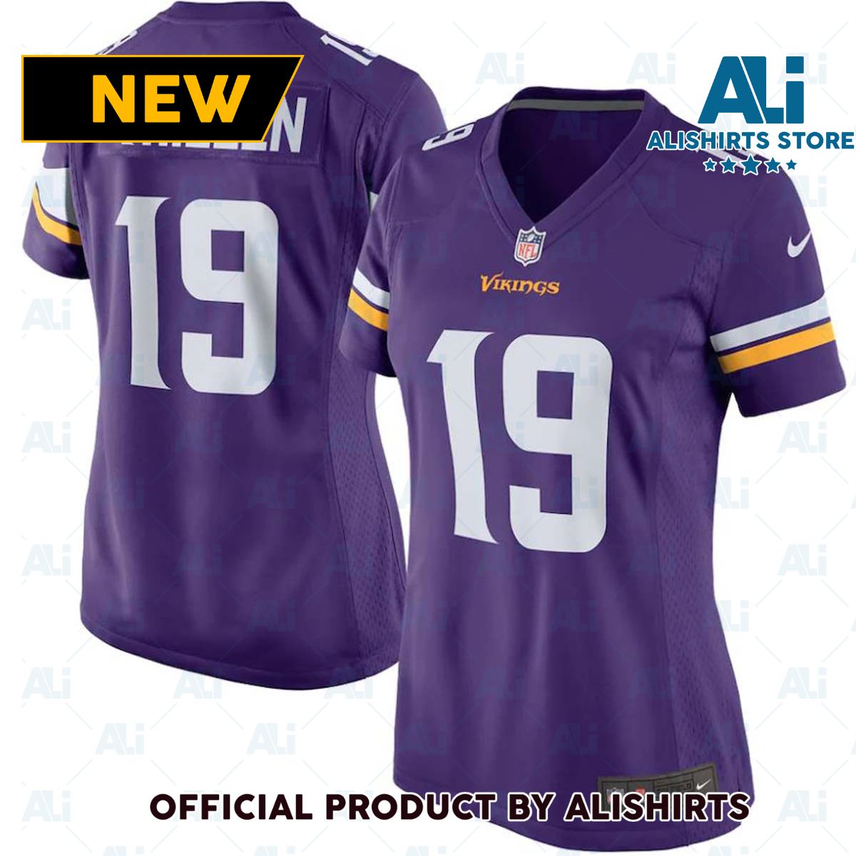 Nike Women's Minnesota Vikings Adam Thielen  19 Game NFL Football Jersey