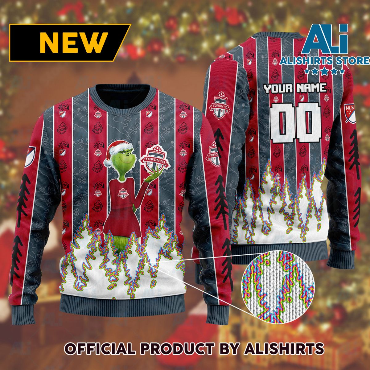 MLS Toronto FC Ugly Christmas Sweater