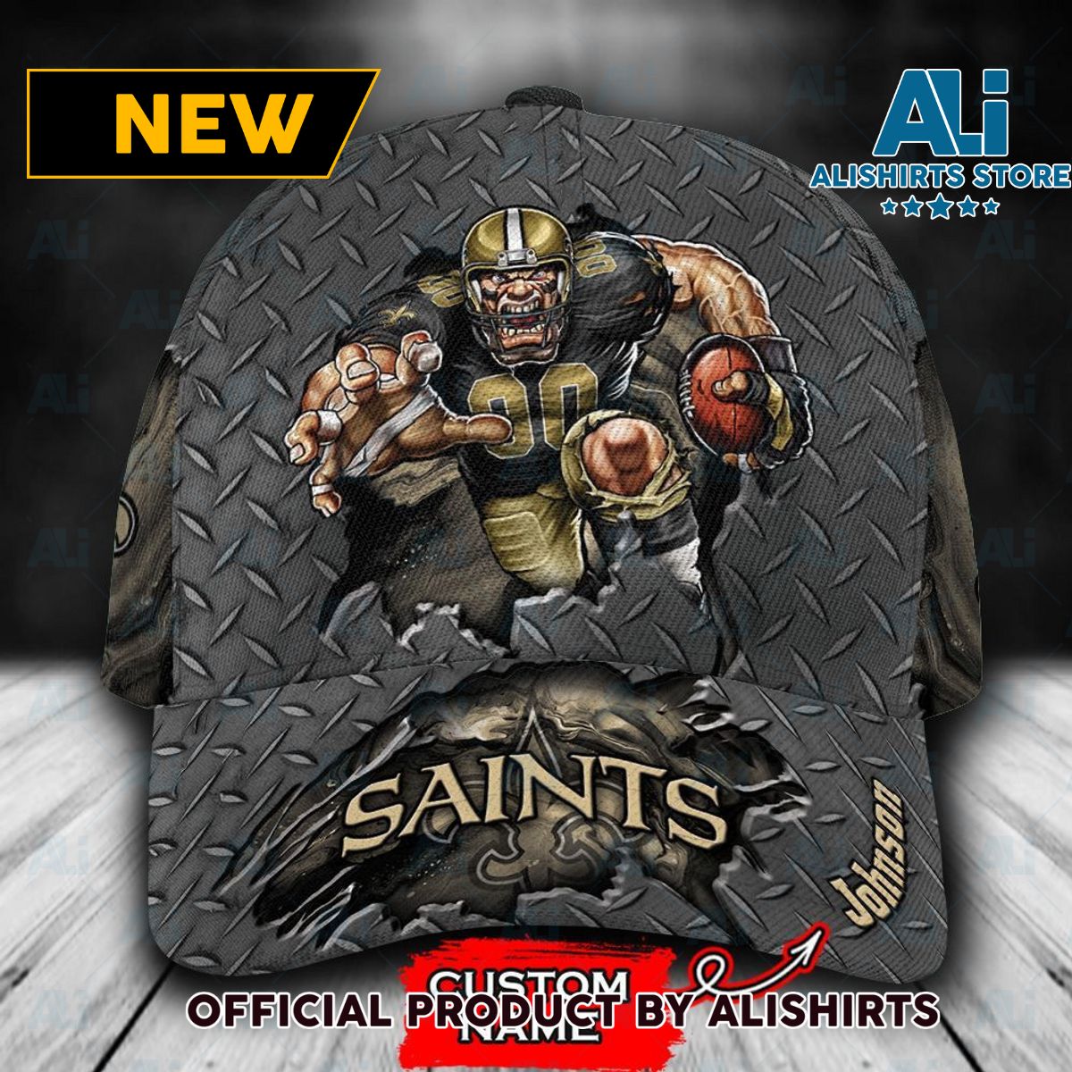 Personalized New Orleans Saints Mascot Classic Cap