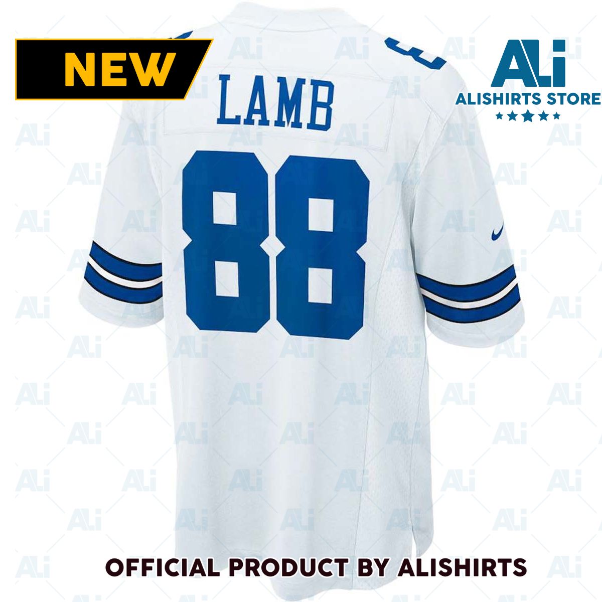 Nike Dallas Cowboys CeeDee Lamb  88 Team Game NFL Football Jersey