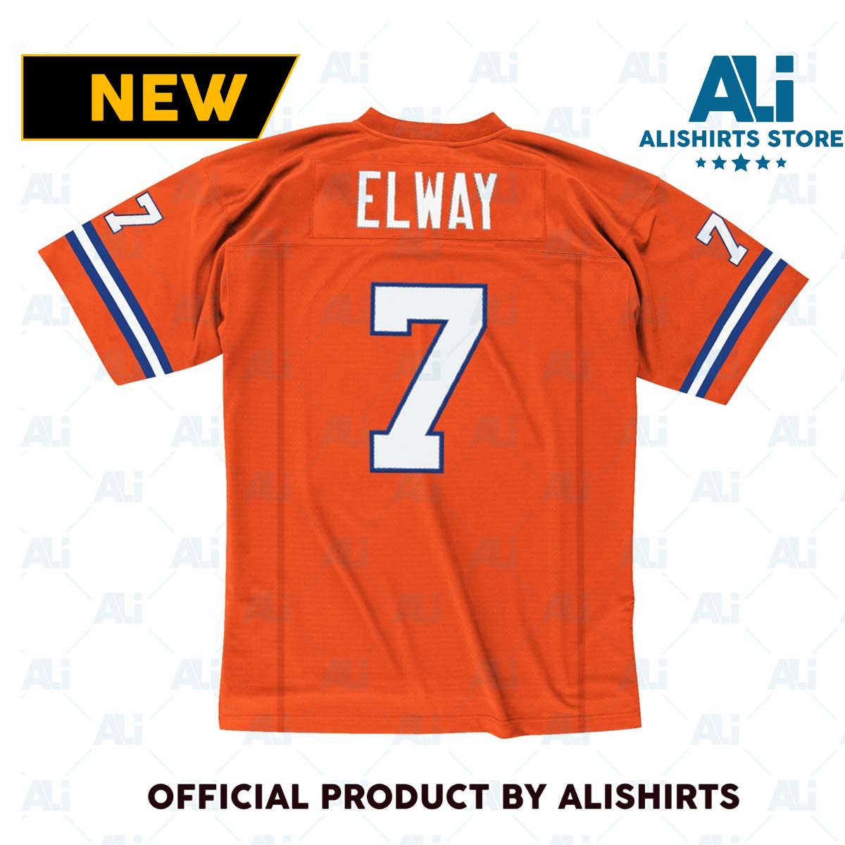 Mitchell and Ness Denver Broncos John Elway  7 Replica NFL Football Jersey