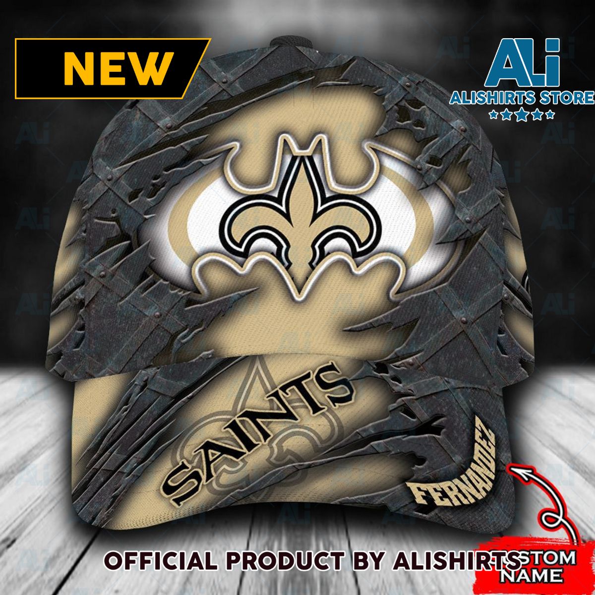 Personalized New Orleans Saints Batman Classic Cap