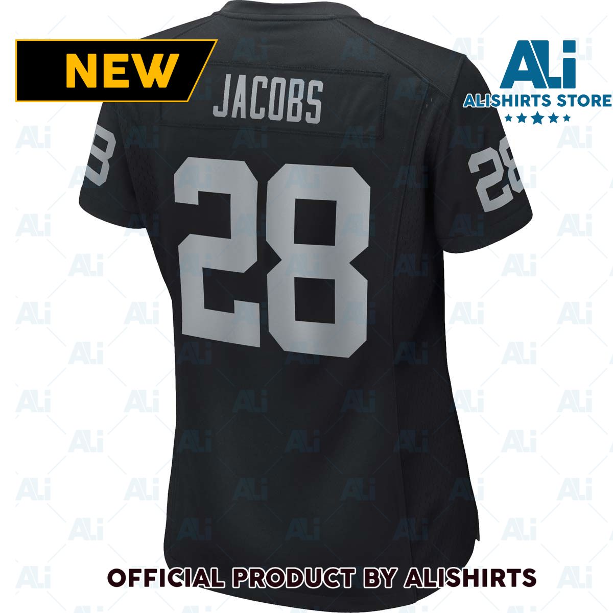 Nike Women's Las Vegas Raiders Josh Jacobs  28 Game NFL Football Jersey