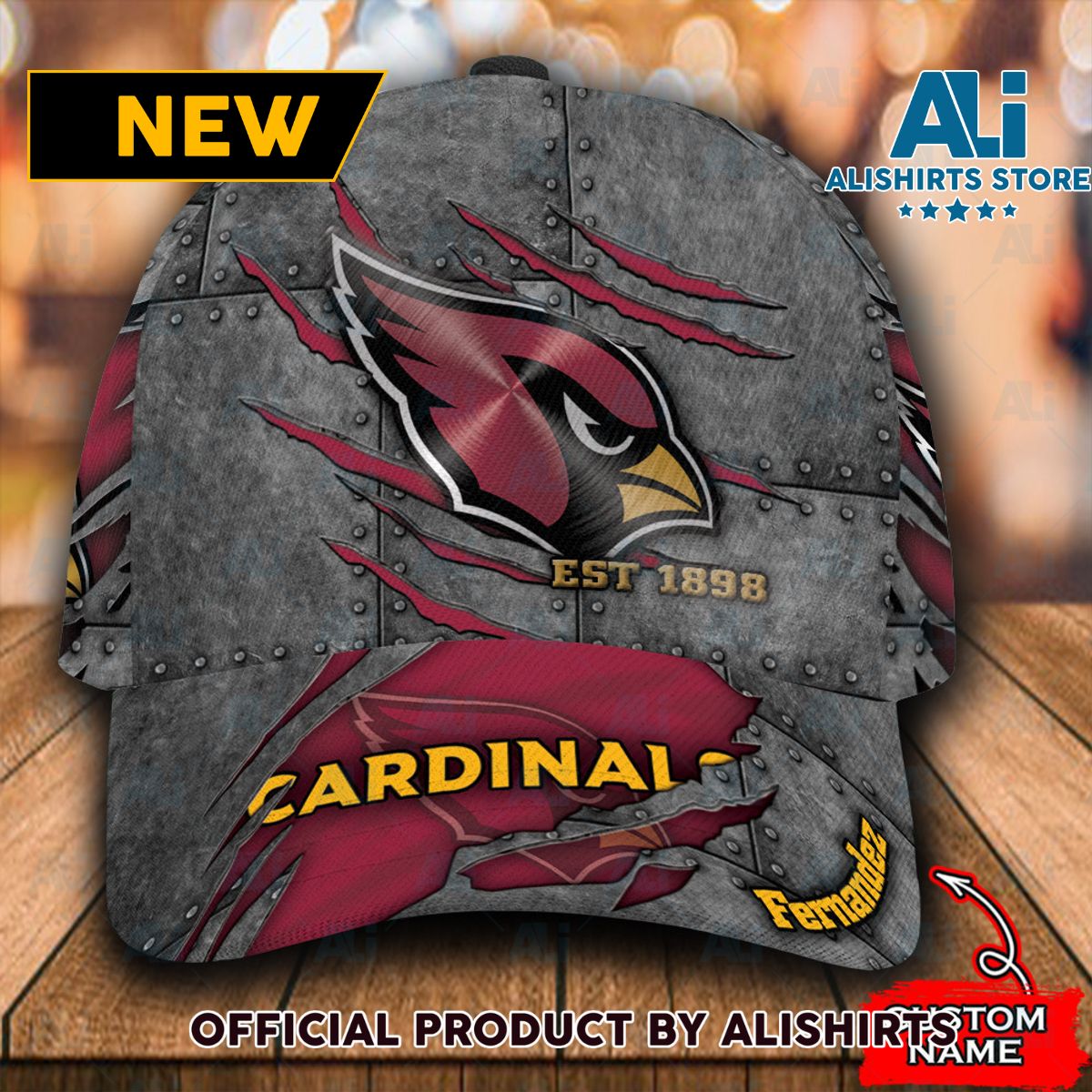 Personalized Arizona Cardinals Classic Cap