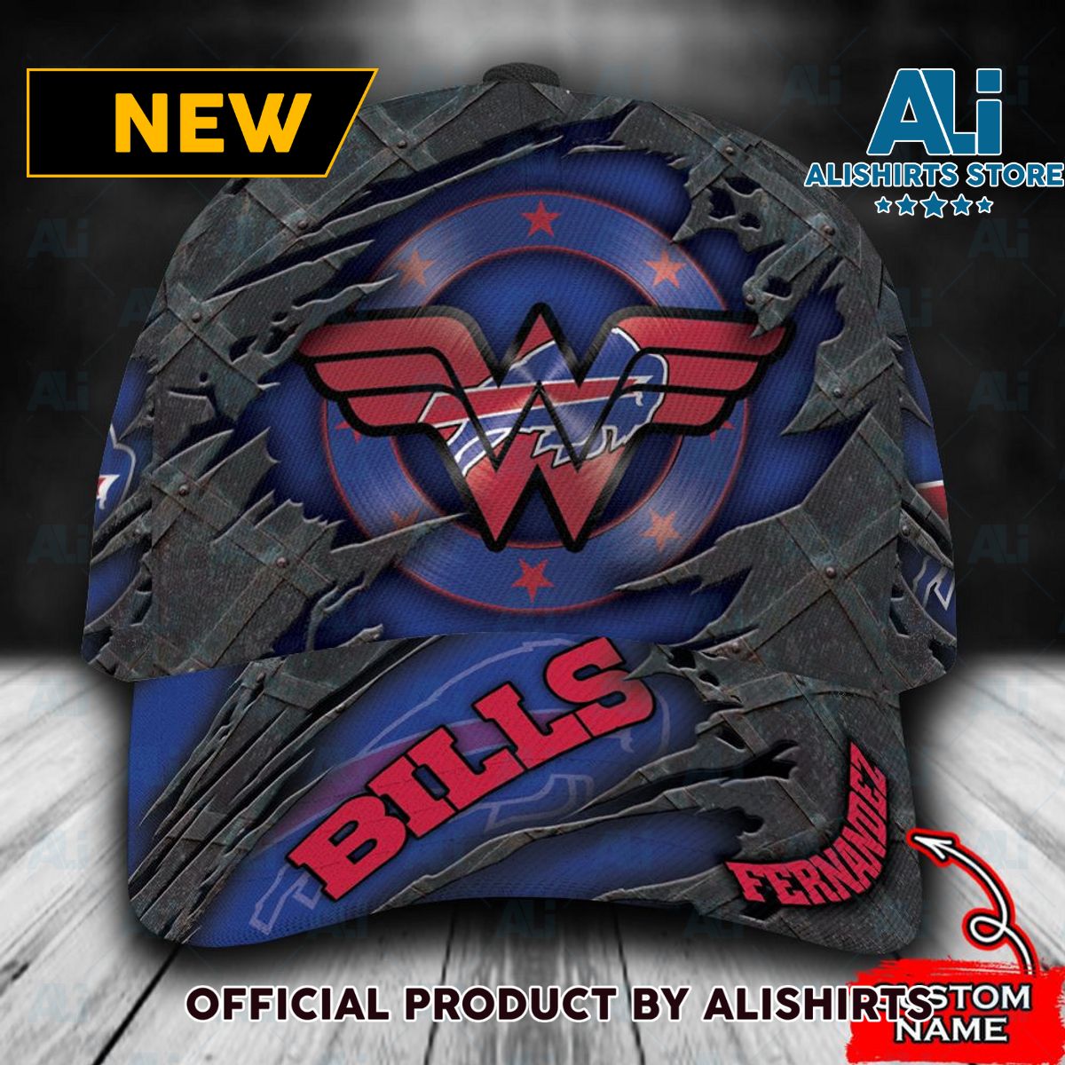 Personalized Buffalo Bills Wonder Woman Classic Cap