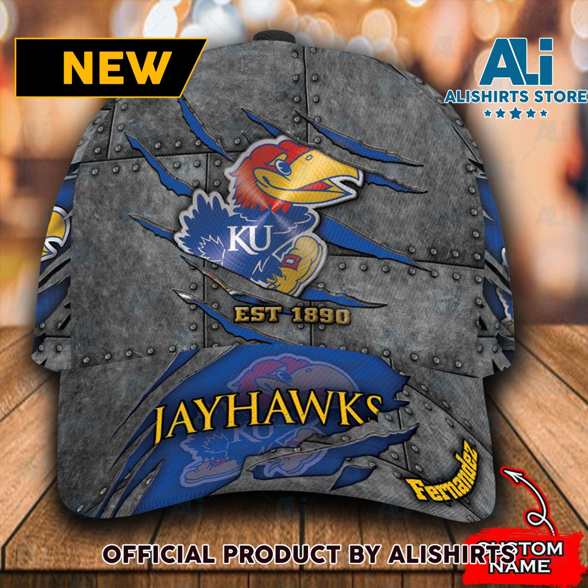 Personalized Kansas Jayhawks Classic Cap