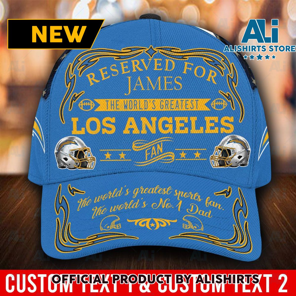 Personalized Los Angeles Chargers World Greatest Fan Classic Cap