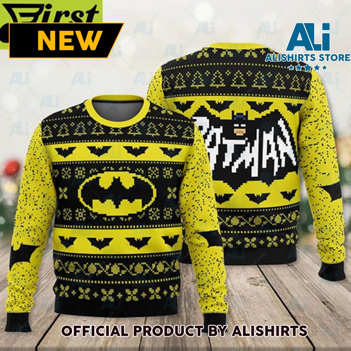 Batman Ugly Sweater Batman Vintage Ugly Christmas Sweater 3D Gift For Christmas